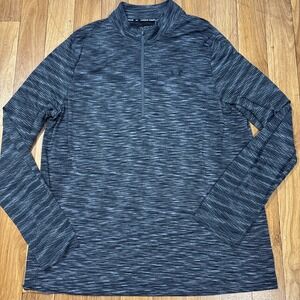 Under Armour Seamless‎ 1/2 Zip Shirt Mens XXL Gray Heathered Performance Stretch